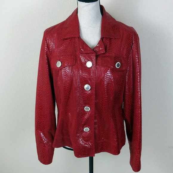 Just B Jackets & Blazers - Just B Red Jacket Size XL